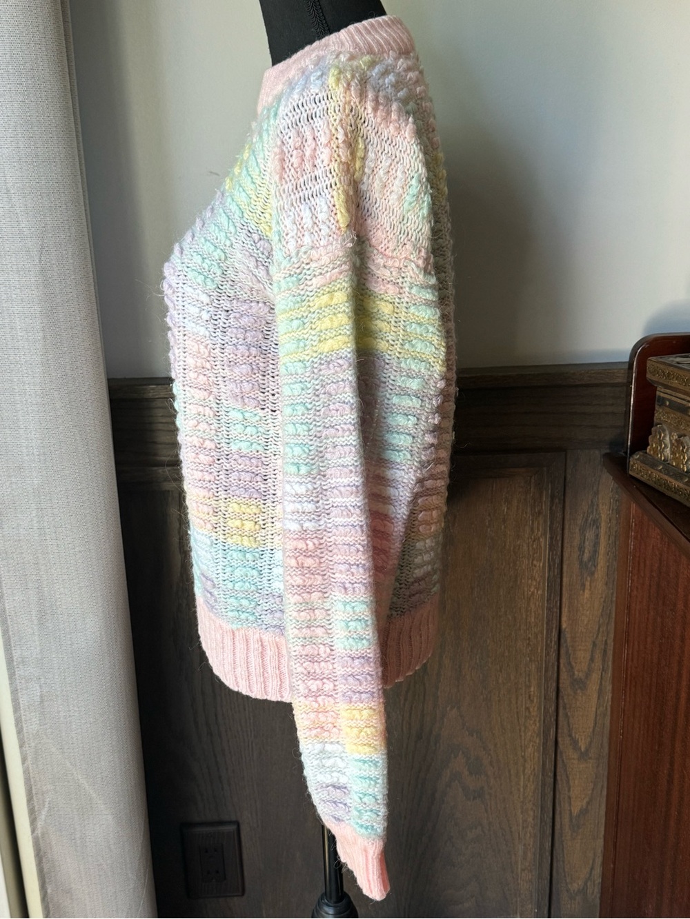 JJ Browne vintage Pastel Multicolor Crewneck Sweater - Women medium - Picture 3 of 6